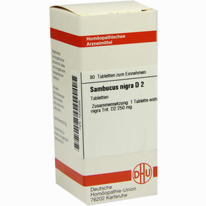 Sambucus Nigra D2 Tabletten 80 Stück - ab 0,00 &euro;