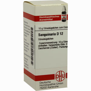 Sanguinaria D12 Globuli 10 g - ab 6,95 €