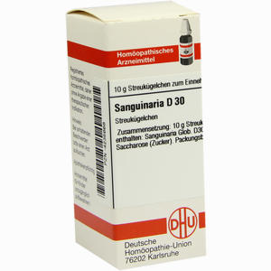 Sanguinaria D30 Globuli 10 g - ab 8,45 €