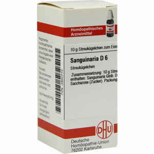 Sanguinaria D6 Globuli 10 g - ab 7,13 €