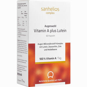 Sanhelios Augenwohl Vitamin A Plus Lutein Kapseln  60 Stück - ab 9,00 €