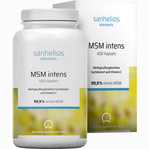 Sanhelios Msm Kapseln Intens 1600mg  400 Stück - ab 21,93 €
