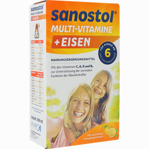 Abbildung von Sanostol Plus Eisen Saft 460 ml