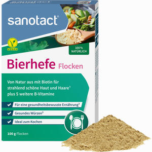 Sanotact Bierhefe Flocken 100 g - ab 2,79 €