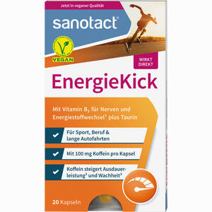 Sanotact Energiekick Kapseln 20 Stück - ab 3,85 €