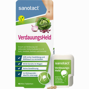 Sanotact Verdauungsheld Mini- Tabletten 40 Stück - ab 0,00 €