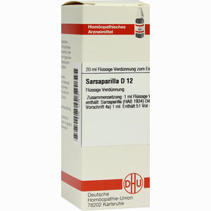 Sarsaparilla D12 Dilution 20 ml - ab 9,31 €