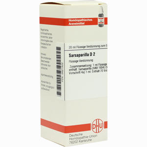 Sarsaparilla D2 Dilution 20 ml - ab 0,00 &euro;