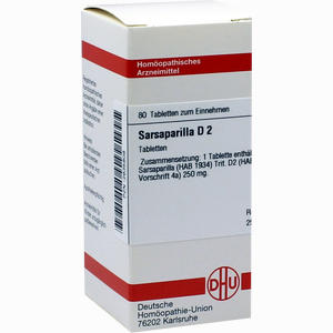 Sarsaparilla D2 Tabletten 80 Stück - ab 0,00 €