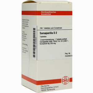 Sarsaparilla D2 Tabletten 200 Stück - ab 0,00 &euro;
