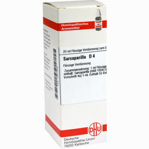 Sarsaparilla D4 Dilution 20 ml - ab 11,56 €
