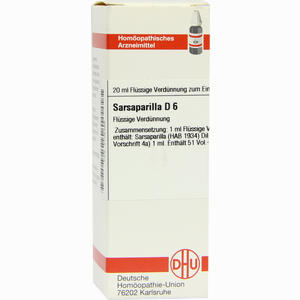 Sarsaparilla D6 Dilution 20 ml - ab 9,44 €