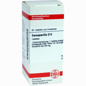 Sarsaparilla D6 Tabletten 80 Stück - ab 0,00 &euro;