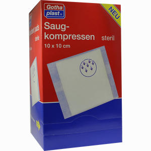 Saugkompressen Steril 10x10cm  50 Stück - ab 0,00 €
