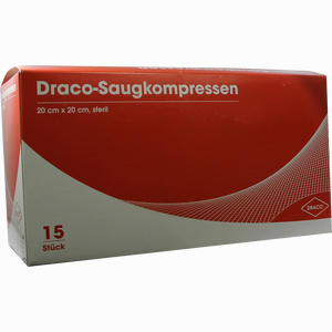 Saugkompressen Steril 20x20 Draco Kom  15 Stück - ab 42,59 €