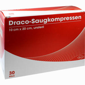 Saugkompressen Unsteril 10x20cm Draco  30 Stück - ab 16,01 €