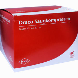 Saugkompressen Unsteril 20x20cm Draco  30 Stück - ab 30,17 €