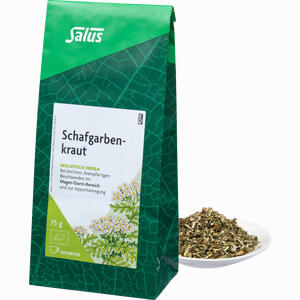 Schafgarbenkraut Arzneitee Millefolii Herba Bio Salus Tee 75 g - ab 3,64 €