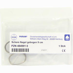 Schere Nagel Gebogen 9cm 1 Stück - ab 4,05 €