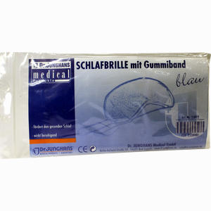 Schlafbrille mit Gummiband Blau 1 Stück - ab 0,00 &euro;