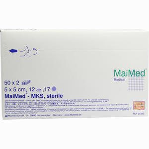 Schlitzkompresse 5x5cm Steril 12fach Kompressen 50 Stück - ab 5,99 €