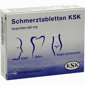 Schmerztabletten Ksk Filmtabletten 20 Stück - ab 0,00 €