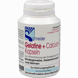 Schneider Gelatine + Calcium Kapseln  120 Stück - ab 8,89 €