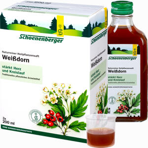 Schoenenberger Heilpflanzensäfte Weißdorn Saft 3 x 200 ml - ab 15,42 €