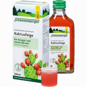 Schoenenberger Kaktusfeige Bio Saft 200 ml - ab 5,72 €