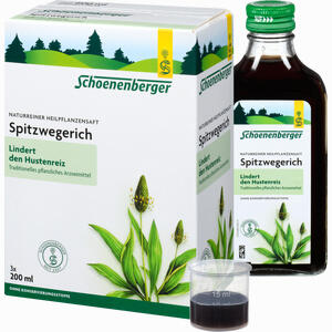 Schoenenberger Naturreiner Heilpflanzensaft Spitzwegerich  3 x 200 ml - ab 15,62 €