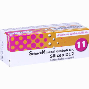 Schuckmineral Globuli 11 Silicea D12  7.5 g - ab 4,29 €
