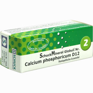 Schuckmineral Globuli 2 Calcium Phosphoricum D12  7.5 g - ab 4,33 €