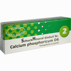 Schuckmineral Globuli 2 Calcium Phosphoricum D6  7.5 g - ab 4,33 €