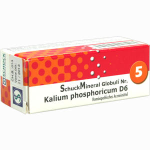 Schuckmineral Globuli 5 Kalium Phosphoricum D6  7.5 g - ab 4,21 €