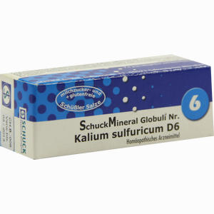 Schuckmineral Globuli 6 Kalium Sulfuricum D6  7.5 g - ab 4,61 €