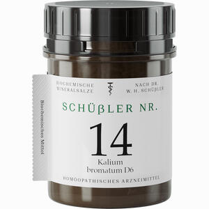 Schüssler Nr. 14 Kalium Bromatum D6 Tabletten  400 Stück - ab 8,43 €