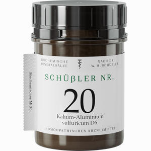 Schüssler Nr. 20 Kalium Aluminium Sulfuricum D6 400 Stück - ab 8,46 €