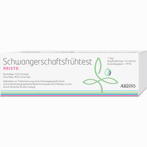Schwangerschaftsfrühtest Aristo 1 Stück - ab 4,39 &euro;