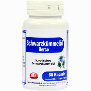 Schwarzkümmelöl Berco Kapseln  60 Stück - ab 6,44 €