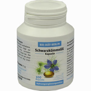 Schwarzkümmelöl Kapseln Bio- Diät  100 Stück - ab 0,00 €