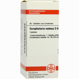 Scrophularia Nodos D6 Tabletten 80 Stück - ab 9,08 €