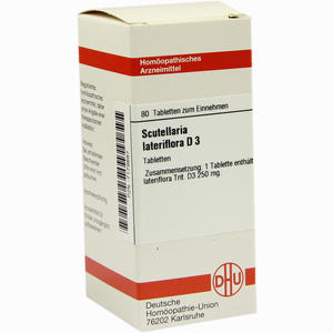Scutellaria Lat D3 Tabletten 80 Stück - ab 0,00 &euro;