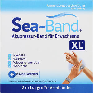 Sea- Band Akupressur- Band für Erwachsene Xl Grau 2 Stück - ab 9,00 &euro;