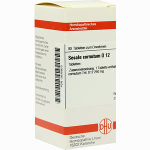 Secale Cornut D12 Tabletten 80 Stück - ab 8,40 €