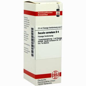 Secale Cornut D4 Dilution 20 ml - ab 8,56 €