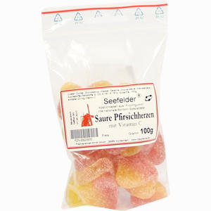 Seefelder Saure Pfirsichherzen Kaudragees 100 g - ab 1,84 €
