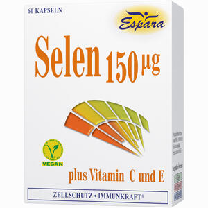 Selen 150ug Kapseln  60 Stück - ab 16,49 €