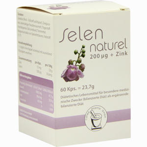 Selennaturel 200ug + Zink Kapseln 60 Stück - ab 13,02 &euro;