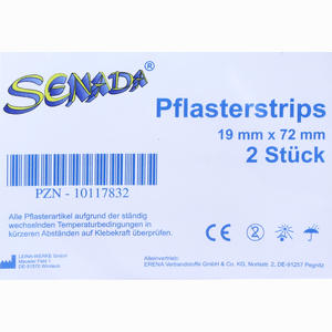 Senada Pflasterstrip 19x72mm 2 Stück - ab 1,62 €