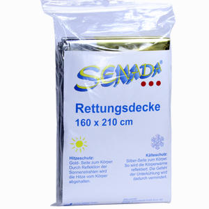 Senada Rettungsdecke 210 X 160cm 1 Stück - ab 1,89 €